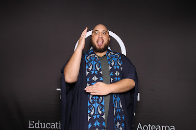 Photo from the TWoA Tāmaki Makaurau 2023 Graduations (Ceremony 5 @ 3pm), held at the Due Drop Events Centre, Manukau, Auckland, New Zealand on Thursday, 8 June, 2023. Photo: InstaBooth by KeyImagery Photography. Copyright: © Te Wānanga o Aotearoa.