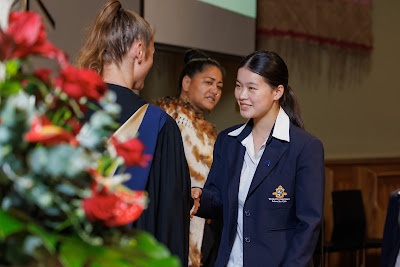 Photo from the Waikato Diocesan Senior Prize-giving 2022 held at Waikato Diocesan School for Girls, Hamilton, New Zealand, on Thursday 27 October 2022.  Photo: Mike Walen / KeyImagery Photography. Copyright: © Waikato Diocesan School for Girls.