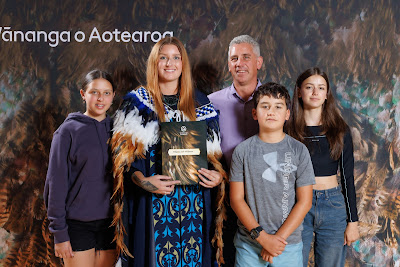 Studio photo from the TWoA Tainui 2023 Graduations (Ceremony 2 - Wednesday Afternoon), held at Hamilton Boys High School, Hamilton, Waikato, New Zealand on Wednesday, 19 April 2023. Photo: Mike Walen / KeyImagery Photography. Copyright: © Te Wananga o Aotearoa.