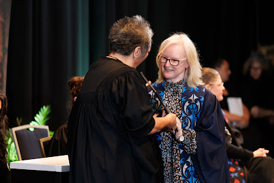 Photo from the TWoA Tāmaki Makaurau 2023 Graduations (Ceremony 5 @ 3pm), held at the Due Drop Events Centre, Manukau, Auckland, New Zealand on Thursday, 8 June, 2023. Photo: Mike Walen / KeyImagery Photography. Copyright: © Te Wānanga o Aotearoa.
