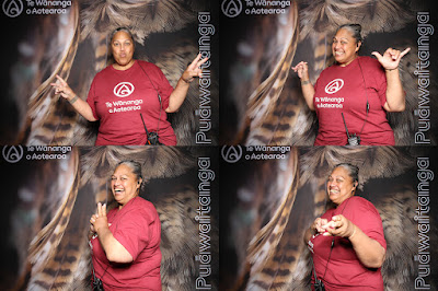 Booth photo from Ceremony 2 of the TWoA Tāmaki Makaurau 2025 Graduations (March 2025) held at the Mangere Arts Centre in Auckland, New Zealand on Wednesday, 12 March, 2025. Photo: InstaBooth by KeyImagery Photography. Copyright: © 2025 Te Wānanga o Aotearoa.