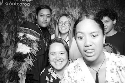 Booth photo from the TWoA Tainui 2023 Graduations (Ceremony 1 - Wednesday Morning), held at Hamilton Boys High School, Hamilton, Waikato, New Zealand on Wednesday, 19 April 2023. Photo: InstaBooth by KeyImagery Photography. Copyright: © Te Wānanga o Aotearoa.