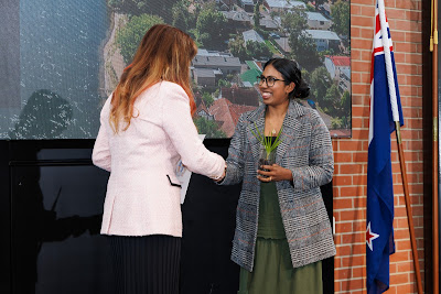Photo from the HCC NZ Citizenship Ceremony held at The Atrium, Wintec/Te Pukenga, Hamilton, Waikato, New Zealand on Monday, 6 May, 2024. Photo: Mike Walen / KeyImagery Photography. Copyright: © Hamilton City Council.