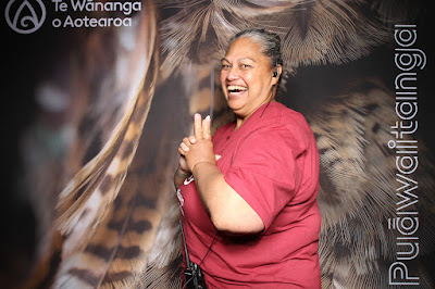Booth photo from Ceremony 2 of the TWoA Tāmaki Makaurau 2025 Graduations (March 2025) held at the Mangere Arts Centre in Auckland, New Zealand on Wednesday, 12 March, 2025. Photo: InstaBooth by KeyImagery Photography. Copyright: © 2025 Te Wānanga o Aotearoa.