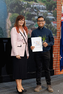 Photo from the HCC NZ Citizenship Ceremony held at The Atrium, Wintec/Te Pukenga, Hamilton, Waikato, New Zealand on Monday, 6 May, 2024. Photo: Mike Walen / KeyImagery Photography. Copyright: © Hamilton City Council.