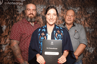 Booth photo from the TWoA Tainui 2023 Graduations (Ceremony 1 - Wednesday Morning), held at Hamilton Boys High School, Hamilton, Waikato, New Zealand on Wednesday, 19 April 2023. Photo: InstaBooth by KeyImagery Photography. Copyright: © Te Wānanga o Aotearoa.