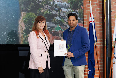 Photo from the HCC NZ Citizenship Ceremony held at The Atrium, Wintec/Te Pukenga, Hamilton, Waikato, New Zealand on Monday, 6 May, 2024. Photo: Mike Walen / KeyImagery Photography. Copyright: © Hamilton City Council.