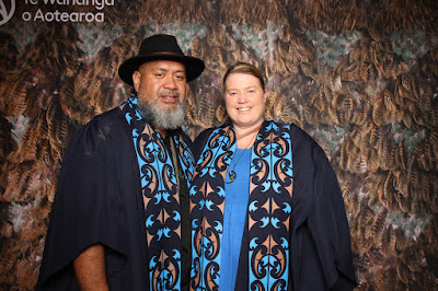 Booth photo from the TWoA Tainui 2023 Graduations (Ceremony 1 - Wednesday Morning), held at Hamilton Boys High School, Hamilton, Waikato, New Zealand on Wednesday, 19 April 2023. Photo: InstaBooth by KeyImagery Photography. Copyright: © Te Wānanga o Aotearoa.