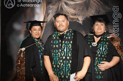 Booth photo from the TWoA Tainui 2025 Graduations (Ceremony 3 @ 10am) held at Claudelands Event Centre in Hamilton, Waikato, New Zealand on Wednesday, 30 April, 2025. Photography by InstaBooth / KeyImagery Photography. Copyright: © 2025 Te Wānanga o Aotearoa.
