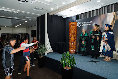 Photo from the TWoA Waiariki 2025 Graduations (Waiwhero) held at the Distinction Hotel, Rotorua, Bay of Plenty, New Zealand on Friday, 9 May, 2025. Photography by Mike Walen / KeyImagery Photography. Copyright: © 2025 Te Wānanga o Aotearoa.