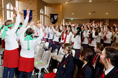 Photo from Waikato Diocesan House Singing 2022, held at Waikato Diocesan, Hamilton, New Zealand on Friday, 2 July, 2022. Photo: Mike Walen / KeyImagery Photography. Copyright: © Waikato Diocesan School for Girls.