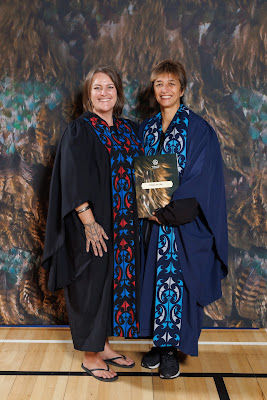 Studio photo from the TWoA Tainui 2023 Graduations (Ceremony 2 - Wednesday Afternoon), held at Hamilton Boys High School, Hamilton, Waikato, New Zealand on Wednesday, 19 April 2023. Photo: Mike Walen / KeyImagery Photography. Copyright: © Te Wananga o Aotearoa.