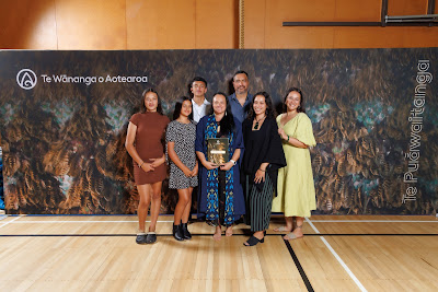 Studio photo from the TWoA Tainui 2023 Graduations (Ceremony 2 - Wednesday Afternoon), held at Hamilton Boys High School, Hamilton, Waikato, New Zealand on Wednesday, 19 April 2023. Photo: Mike Walen / KeyImagery Photography. Copyright: © Te Wananga o Aotearoa.