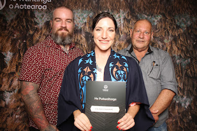 Booth photo from the TWoA Tainui 2023 Graduations (Ceremony 1 - Wednesday Morning), held at Hamilton Boys High School, Hamilton, Waikato, New Zealand on Wednesday, 19 April 2023. Photo: InstaBooth by KeyImagery Photography. Copyright: © Te Wānanga o Aotearoa.