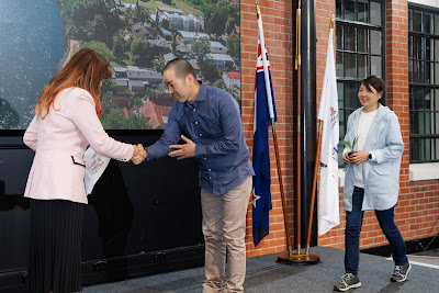 Photo from the HCC NZ Citizenship Ceremony held at The Atrium, Wintec/Te Pukenga, Hamilton, Waikato, New Zealand on Monday, 6 May, 2024. Photo: Mike Walen / KeyImagery Photography. Copyright: © Hamilton City Council.