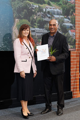 Photo from the HCC NZ Citizenship Ceremony held at The Atrium, Wintec/Te Pukenga, Hamilton, Waikato, New Zealand on Monday, 6 May, 2024. Photo: Mike Walen / KeyImagery Photography. Copyright: © Hamilton City Council.