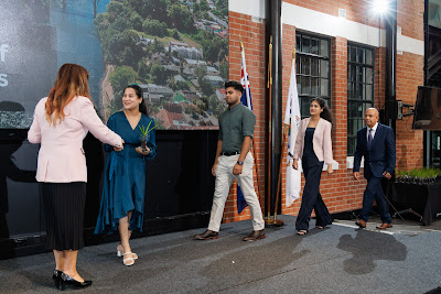 Photo from the HCC NZ Citizenship Ceremony held at The Atrium, Wintec/Te Pukenga, Hamilton, Waikato, New Zealand on Monday, 6 May, 2024. Photo: Mike Walen / KeyImagery Photography. Copyright: © Hamilton City Council.
