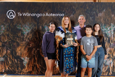Studio photo from the TWoA Tainui 2023 Graduations (Ceremony 2 - Wednesday Afternoon), held at Hamilton Boys High School, Hamilton, Waikato, New Zealand on Wednesday, 19 April 2023. Photo: Mike Walen / KeyImagery Photography. Copyright: © Te Wananga o Aotearoa.
