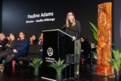 Photo from Ceremony 7 of the TWoA Tāmaki Makaurau 2025 Graduations (May 2025) held at the Mangere Arts Centre in Auckland, New Zealand on Wednesday, 28 May, 2025. Photo by Mike Walen / KeyImagery Photography. Copyright: © 2025 Te Wānanga o Aotearoa.