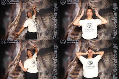 Booth photo from Ceremony 2 of the TWoA Tāmaki Makaurau 2025 Graduations (March 2025) held at the Mangere Arts Centre in Auckland, New Zealand on Wednesday, 12 March, 2025. Photo: InstaBooth by KeyImagery Photography. Copyright: © 2025 Te Wānanga o Aotearoa.