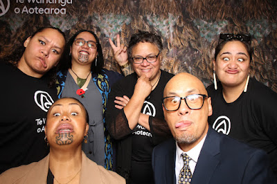 Booth photo from the TWoA Tainui 2023 Graduations (Ceremony 1 - Wednesday Morning), held at Hamilton Boys High School, Hamilton, Waikato, New Zealand on Wednesday, 19 April 2023. Photo: InstaBooth by KeyImagery Photography. Copyright: © Te Wānanga o Aotearoa.