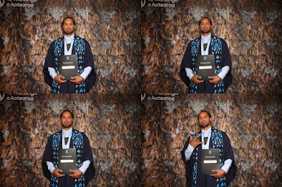 Booth photo from the TWoA Tainui 2023 Graduations (Ceremony 1 - Wednesday Morning), held at Hamilton Boys High School, Hamilton, Waikato, New Zealand on Wednesday, 19 April 2023. Photo: InstaBooth by KeyImagery Photography. Copyright: © Te Wānanga o Aotearoa.