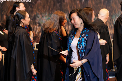 Photo from the TWoA Tāmaki Makaurau 2023 Graduations (Ceremony 5 @ 3pm), held at the Due Drop Events Centre, Manukau, Auckland, New Zealand on Thursday, 8 June, 2023. Photo: Mike Walen / KeyImagery Photography. Copyright: © Te Wānanga o Aotearoa.