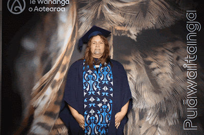 Booth photo from the TWoA Tainui 2025 Graduations (Ceremony 3 @ 10am) held at Claudelands Event Centre in Hamilton, Waikato, New Zealand on Wednesday, 30 April, 2025. Photography by InstaBooth / KeyImagery Photography. Copyright: © 2025 Te Wānanga o Aotearoa.