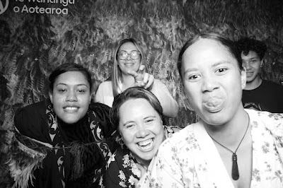 Booth photo from the TWoA Tainui 2023 Graduations (Ceremony 1 - Wednesday Morning), held at Hamilton Boys High School, Hamilton, Waikato, New Zealand on Wednesday, 19 April 2023. Photo: InstaBooth by KeyImagery Photography. Copyright: © Te Wānanga o Aotearoa.