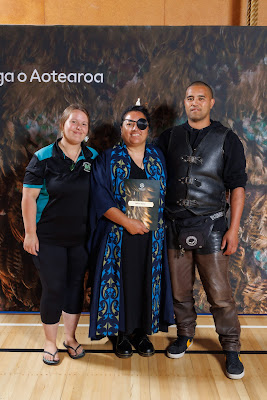 Studio photo from the TWoA Tainui 2023 Graduations (Ceremony 2 - Wednesday Afternoon), held at Hamilton Boys High School, Hamilton, Waikato, New Zealand on Wednesday, 19 April 2023. Photo: Mike Walen / KeyImagery Photography. Copyright: © Te Wananga o Aotearoa.