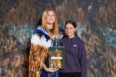 Studio photo from the TWoA Tainui 2023 Graduations (Ceremony 2 - Wednesday Afternoon), held at Hamilton Boys High School, Hamilton, Waikato, New Zealand on Wednesday, 19 April 2023. Photo: Mike Walen / KeyImagery Photography. Copyright: © Te Wananga o Aotearoa.