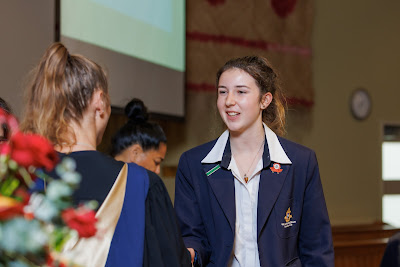 Photo from the Waikato Diocesan Senior Prize-giving 2022 held at Waikato Diocesan School for Girls, Hamilton, New Zealand, on Thursday 27 October 2022.  Photo: Mike Walen / KeyImagery Photography. Copyright: © Waikato Diocesan School for Girls.