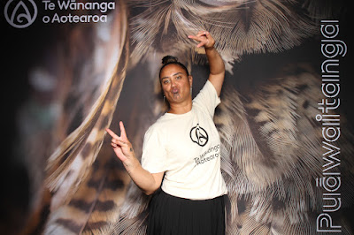 Booth photo from Ceremony 2 of the TWoA Tāmaki Makaurau 2025 Graduations (March 2025) held at the Mangere Arts Centre in Auckland, New Zealand on Wednesday, 12 March, 2025. Photo: InstaBooth by KeyImagery Photography. Copyright: © 2025 Te Wānanga o Aotearoa.