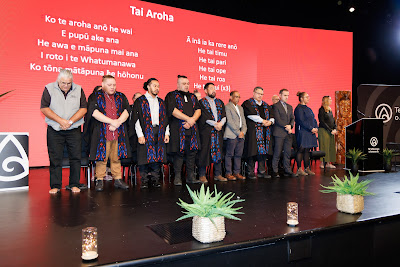 Photo from Ceremony 7 of the TWoA Tāmaki Makaurau 2025 Graduations (May 2025) held at the Mangere Arts Centre in Auckland, New Zealand on Wednesday, 28 May, 2025. Photo by Mike Walen / KeyImagery Photography. Copyright: © 2025 Te Wānanga o Aotearoa.
