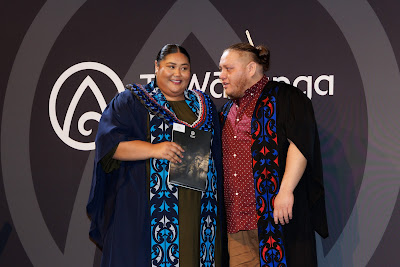 Photo from Ceremony 7 of the TWoA Tāmaki Makaurau 2025 Graduations (May 2025) held at the Mangere Arts Centre in Auckland, New Zealand on Wednesday, 28 May, 2025. Photo by Mike Walen / KeyImagery Photography. Copyright: © 2025 Te Wānanga o Aotearoa.