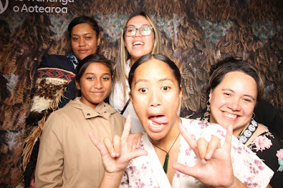 Booth photo from the TWoA Tainui 2023 Graduations (Ceremony 1 - Wednesday Morning), held at Hamilton Boys High School, Hamilton, Waikato, New Zealand on Wednesday, 19 April 2023. Photo: InstaBooth by KeyImagery Photography. Copyright: © Te Wānanga o Aotearoa.