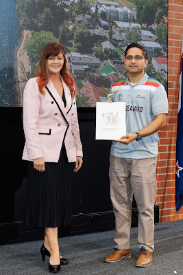 Photo from the HCC NZ Citizenship Ceremony held at The Atrium, Wintec/Te Pukenga, Hamilton, Waikato, New Zealand on Monday, 6 May, 2024. Photo: Mike Walen / KeyImagery Photography. Copyright: © Hamilton City Council.