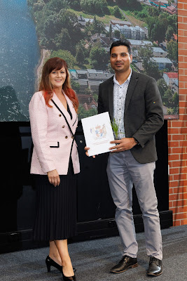 Photo from the HCC NZ Citizenship Ceremony held at The Atrium, Wintec/Te Pukenga, Hamilton, Waikato, New Zealand on Monday, 6 May, 2024. Photo: Mike Walen / KeyImagery Photography. Copyright: © Hamilton City Council.