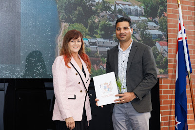 Photo from the HCC NZ Citizenship Ceremony held at The Atrium, Wintec/Te Pukenga, Hamilton, Waikato, New Zealand on Monday, 6 May, 2024. Photo: Mike Walen / KeyImagery Photography. Copyright: © Hamilton City Council.