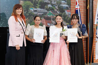Photo from the HCC NZ Citizenship Ceremony held at The Atrium, Wintec/Te Pukenga, Hamilton, Waikato, New Zealand on Monday, 6 May, 2024. Photo: Mike Walen / KeyImagery Photography. Copyright: © Hamilton City Council.