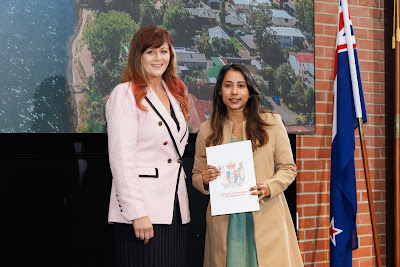Photo from the HCC NZ Citizenship Ceremony held at The Atrium, Wintec/Te Pukenga, Hamilton, Waikato, New Zealand on Monday, 6 May, 2024. Photo: Mike Walen / KeyImagery Photography. Copyright: © Hamilton City Council.