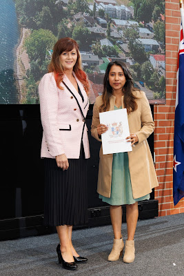 Photo from the HCC NZ Citizenship Ceremony held at The Atrium, Wintec/Te Pukenga, Hamilton, Waikato, New Zealand on Monday, 6 May, 2024. Photo: Mike Walen / KeyImagery Photography. Copyright: © Hamilton City Council.