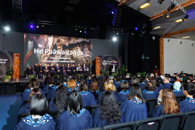Photo from the TWoA Tāmaki Makaurau 2024 Graduations (Ceremony 6 @ 7pm), held at Church Unlimited, Glendene, Auckland, New Zealand on Wednesday, 26 June, 2024. Photo: Mike Walen / KeyImagery Photography. Copyright: © Te Wānanga o Aotearoa.