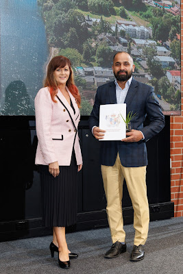 Photo from the HCC NZ Citizenship Ceremony held at The Atrium, Wintec/Te Pukenga, Hamilton, Waikato, New Zealand on Monday, 6 May, 2024. Photo: Mike Walen / KeyImagery Photography. Copyright: © Hamilton City Council.