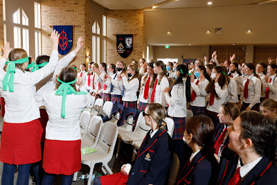 Photo from Waikato Diocesan House Singing 2022, held at Waikato Diocesan, Hamilton, New Zealand on Friday, 2 July, 2022. Photo: Mike Walen / KeyImagery Photography. Copyright: © Waikato Diocesan School for Girls.