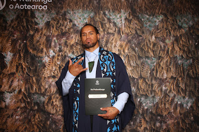 Booth photo from the TWoA Tainui 2023 Graduations (Ceremony 1 - Wednesday Morning), held at Hamilton Boys High School, Hamilton, Waikato, New Zealand on Wednesday, 19 April 2023. Photo: InstaBooth by KeyImagery Photography. Copyright: © Te Wānanga o Aotearoa.