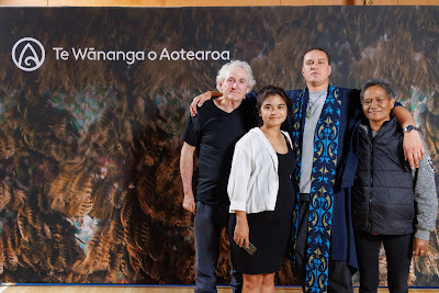 Studio photo from the TWoA Tainui 2023 Graduations (Ceremony 2 - Wednesday Afternoon), held at Hamilton Boys High School, Hamilton, Waikato, New Zealand on Wednesday, 19 April 2023. Photo: Mike Walen / KeyImagery Photography. Copyright: © Te Wananga o Aotearoa.