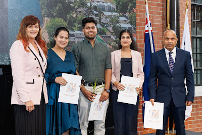 Photo from the HCC NZ Citizenship Ceremony held at The Atrium, Wintec/Te Pukenga, Hamilton, Waikato, New Zealand on Monday, 6 May, 2024. Photo: Mike Walen / KeyImagery Photography. Copyright: © Hamilton City Council.