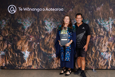 Photo from the TWoA Tāmaki Makaurau 2023 November Graduations (Ceremony 1 @ 1pm), held at the Due Drop Events Centre, Manukau, Auckland, New Zealand on Tuesday, 28 November, 2023. Photo: Mike Walen / KeyImagery Photography. Copyright: © Te Wānanga o Aotearoa.