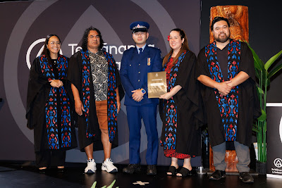 Photo from Ceremony 1 of the TWoA Tāmaki Makaurau 2025 Graduations (May 2025) held at the Mangere Arts Centre in Auckland, New Zealand on Monday, 26 May, 2025. Photo by Mike Walen / KeyImagery Photography. Copyright: © 2025 Te Wānanga o Aotearoa.